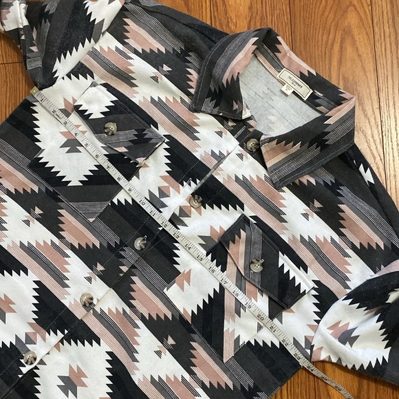 No Comment NY-LA woman’s Aztec shacket Jacket shirt long sleeve, size XL - Picture 11 of 14